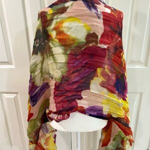 Colorful Floral Scarf
